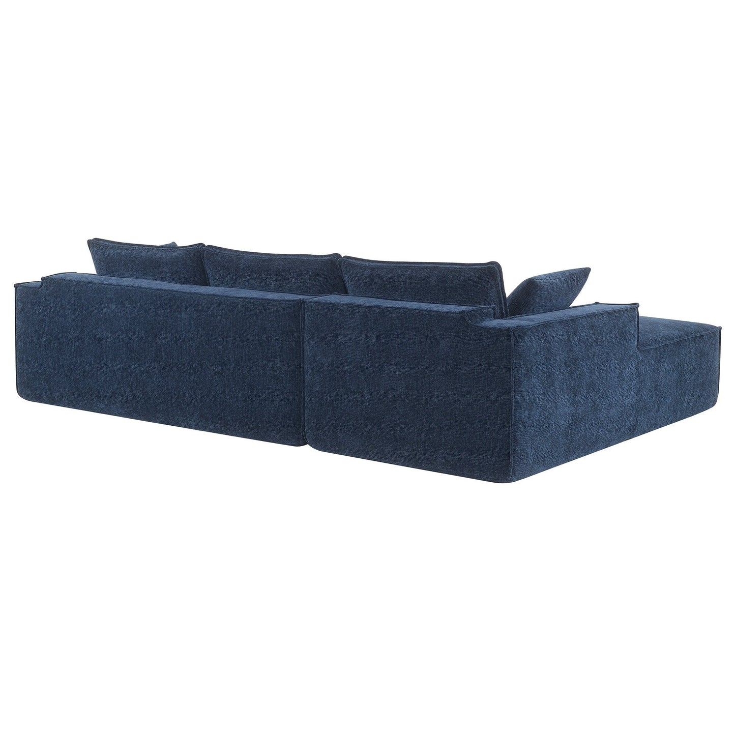 Canapé modulaire de style minimaliste, ensemble de canapés en chenille infroissable, canapé compressé en forme de L pour le salon