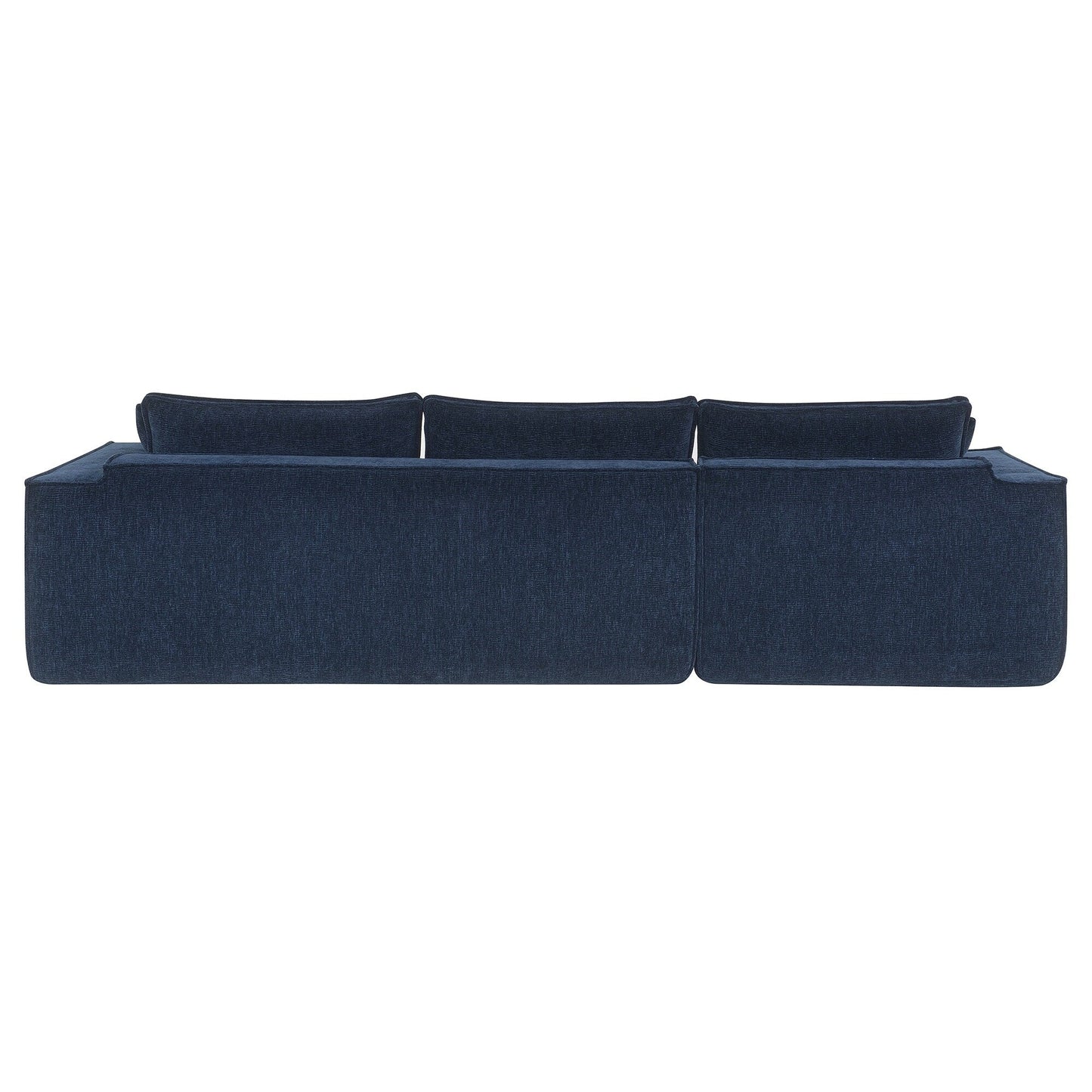 Canapé modulaire de style minimaliste, ensemble de canapés en chenille infroissable, canapé compressé en forme de L pour le salon