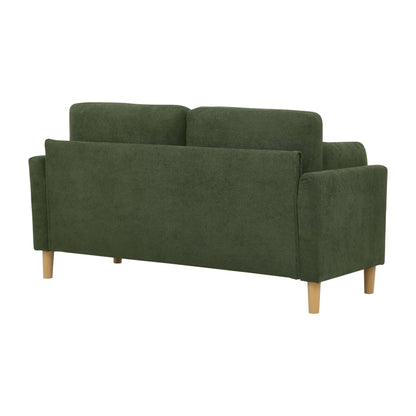 Canapé rembourré minimaliste - 2 places - 30,5 P x 66 L x 35 H