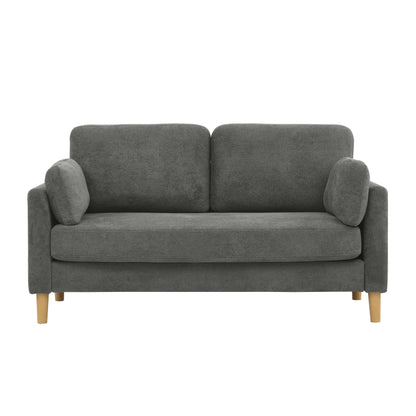 Canapé rembourré minimaliste - 2 places - 30,5 P x 66 L x 35 H