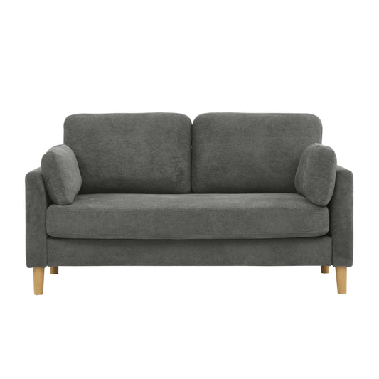Canapé rembourré minimaliste - 2 places - 30,5 P x 66 L x 35 H