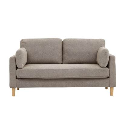 Canapé rembourré minimaliste - 2 places - 30,5 P x 66 L x 35 H