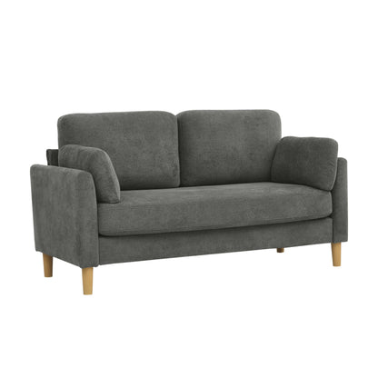 Canapé rembourré minimaliste - 2 places - 30,5 P x 66 L x 35 H