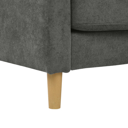Canapé rembourré minimaliste - 2 places - 30,5 P x 66 L x 35 H