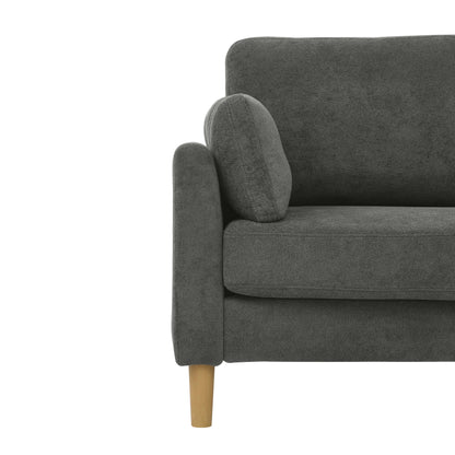 Canapé rembourré minimaliste - 2 places - 30,5 P x 66 L x 35 H