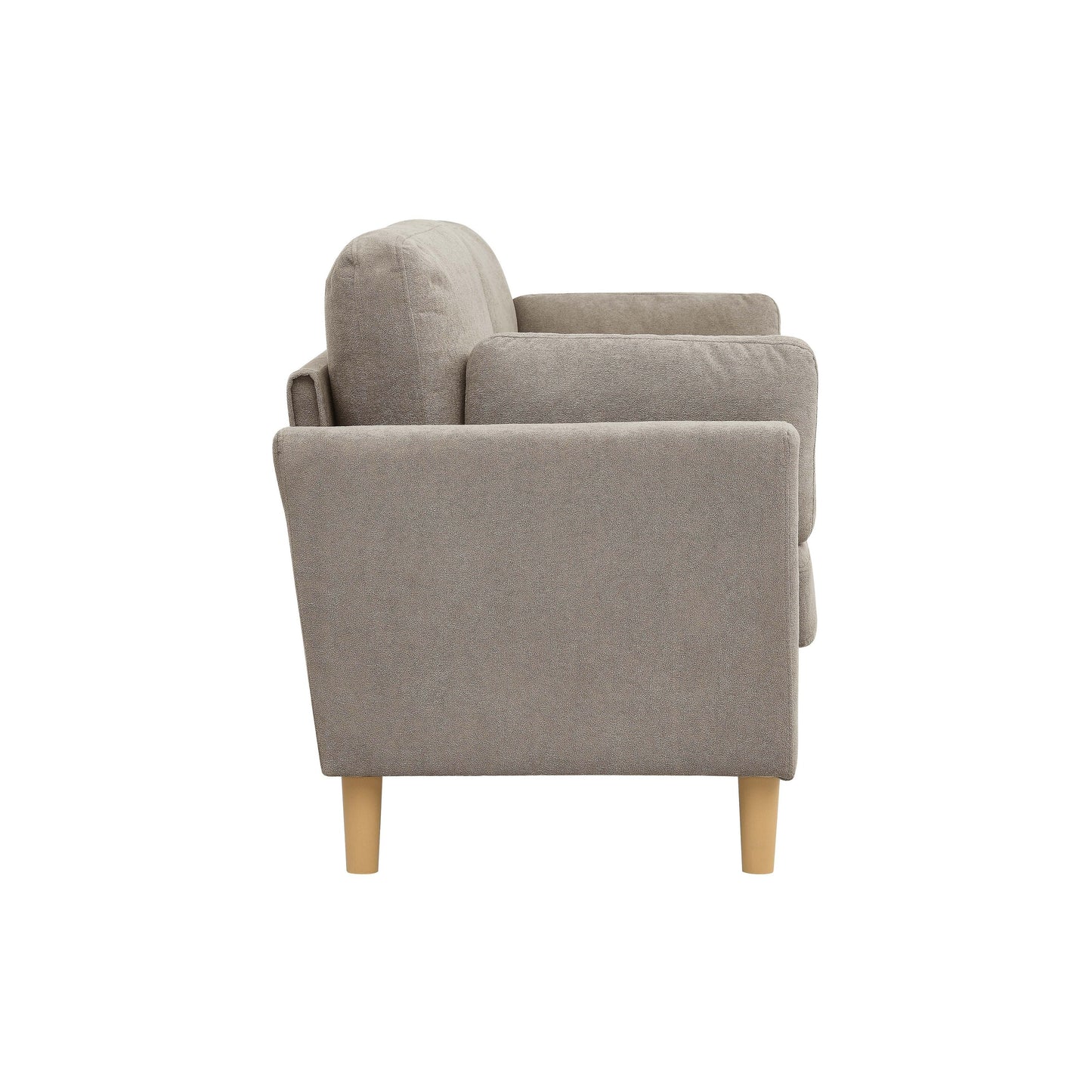 Canapé rembourré minimaliste - 2 places - 30,5 P x 66 L x 35 H