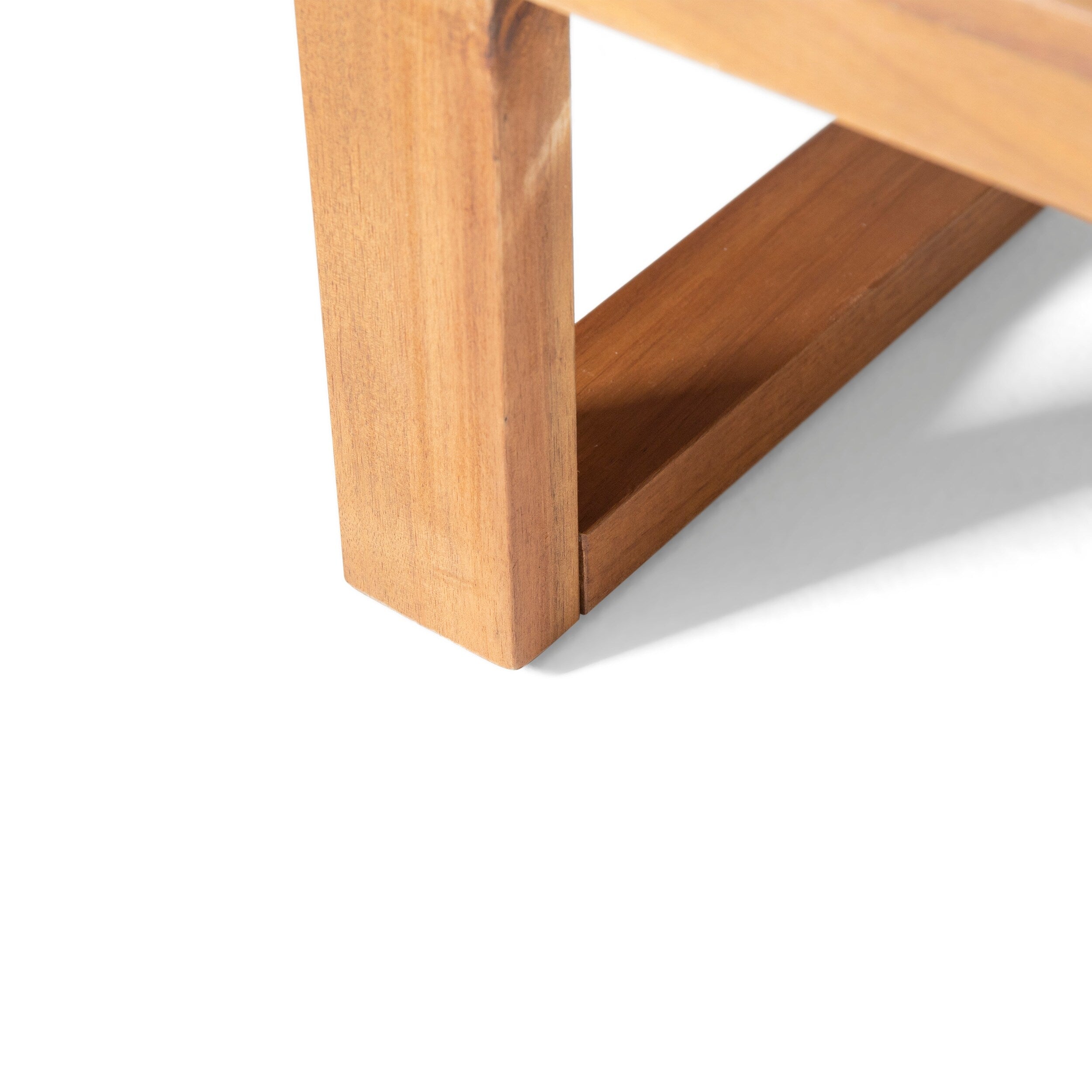Ensemble de canapés sectionnels Mirabelle 4 pièces en acacia par Christopher Knight Home