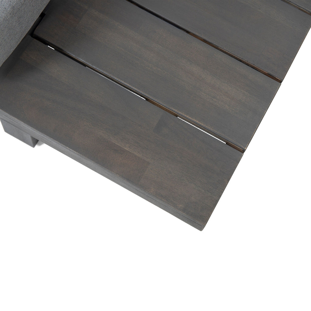 Ensemble de canapés sectionnels Mirabelle 4 pièces en acacia par Christopher Knight Home