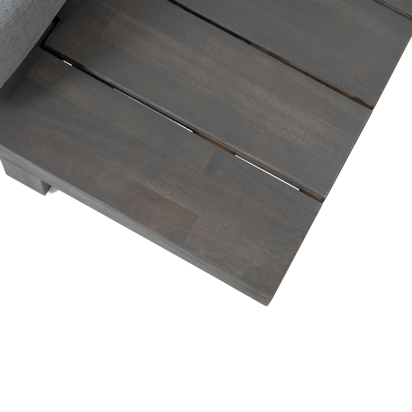 Ensemble de canapés sectionnels Mirabelle 4 pièces en acacia par Christopher Knight Home