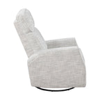 Fauteuil inclinable manuel pivotant en tissu Miralina
