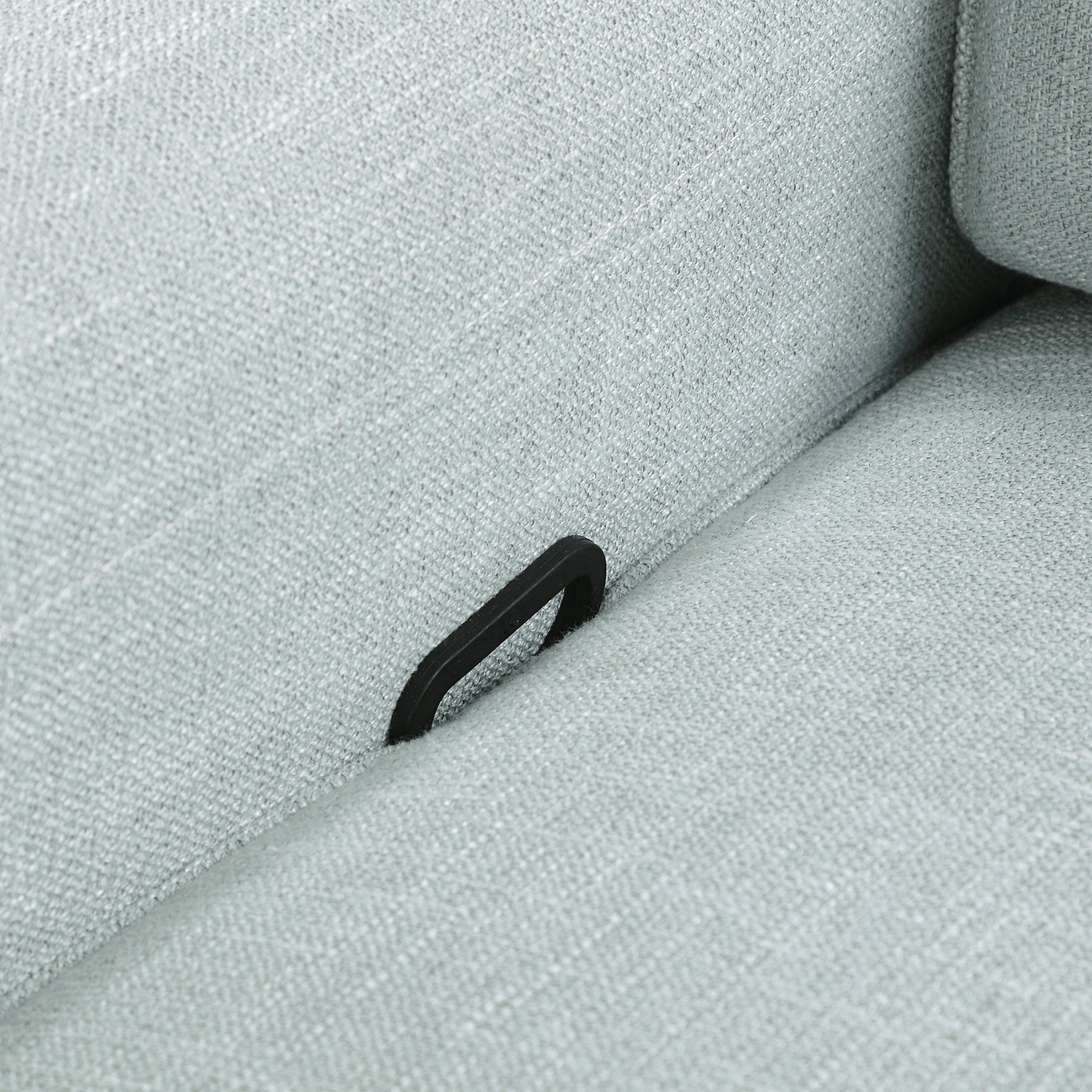 Fauteuil inclinable manuel pivotant en tissu Miralina