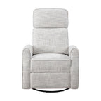 Fauteuil inclinable manuel pivotant en tissu Miralina