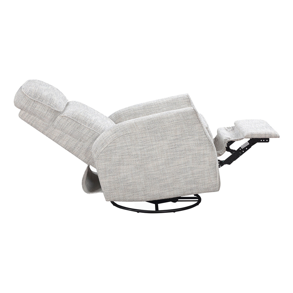 Fauteuil inclinable manuel pivotant en tissu Miralina