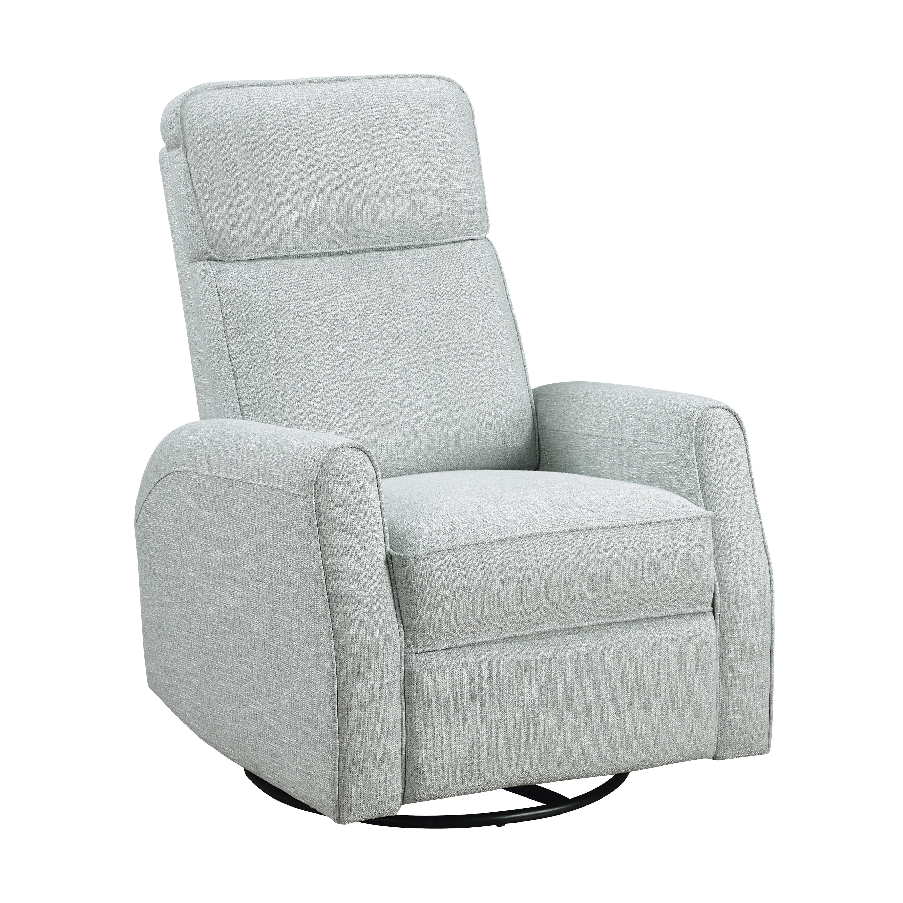 Fauteuil inclinable manuel pivotant en tissu Miralina