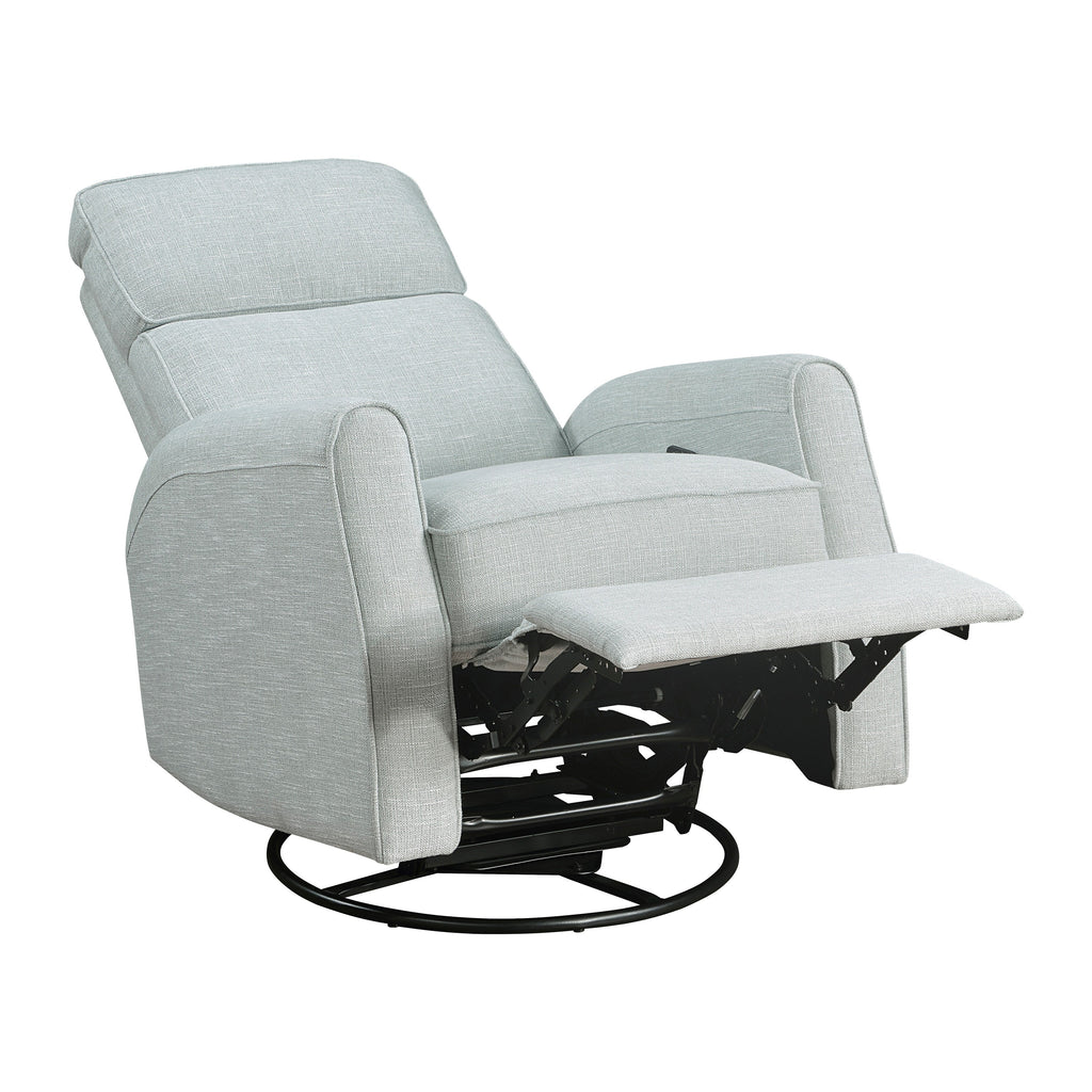 Fauteuil inclinable manuel pivotant en tissu Miralina
