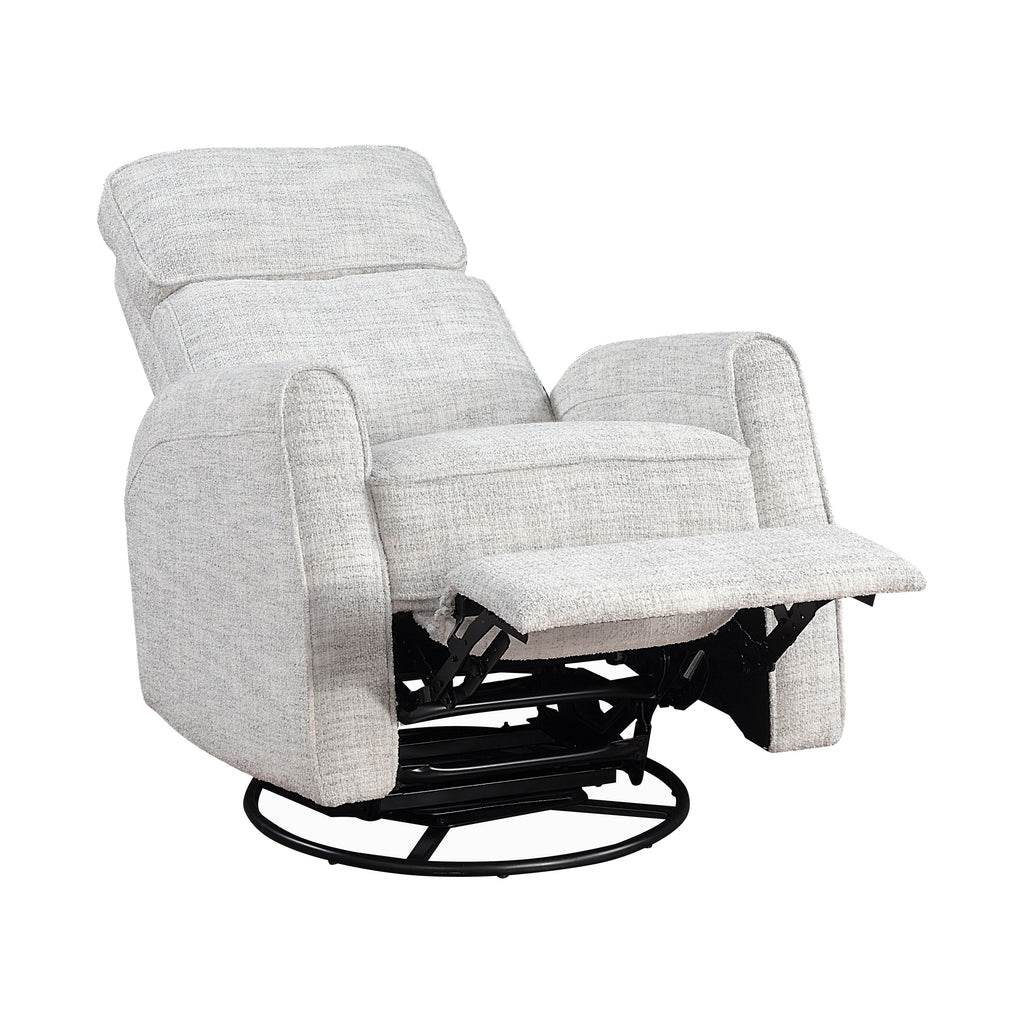 Fauteuil inclinable manuel pivotant en tissu Miralina
