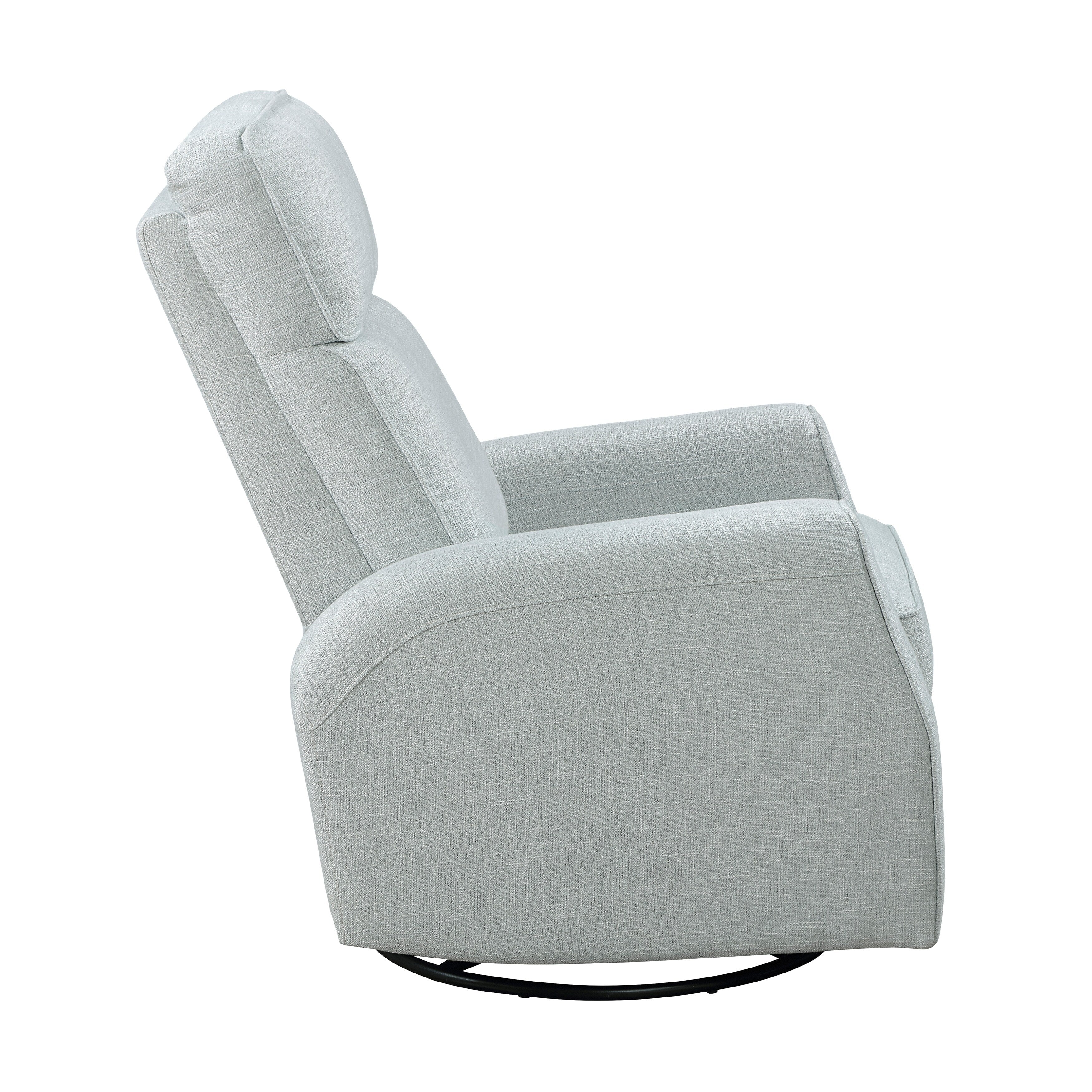 Fauteuil inclinable manuel pivotant en tissu Miralina