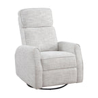 Fauteuil inclinable manuel pivotant en tissu Miralina
