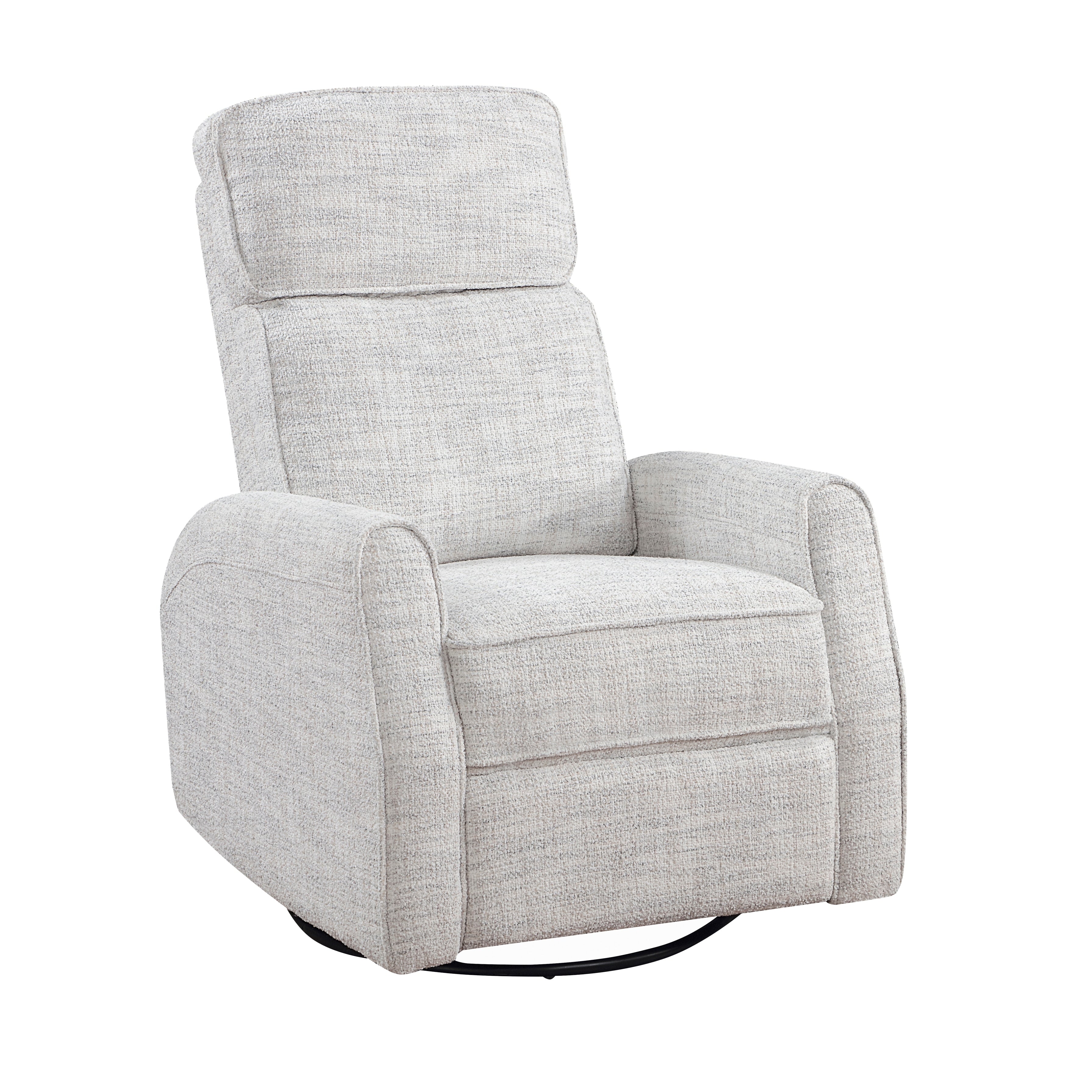 Fauteuil inclinable manuel pivotant en tissu Miralina