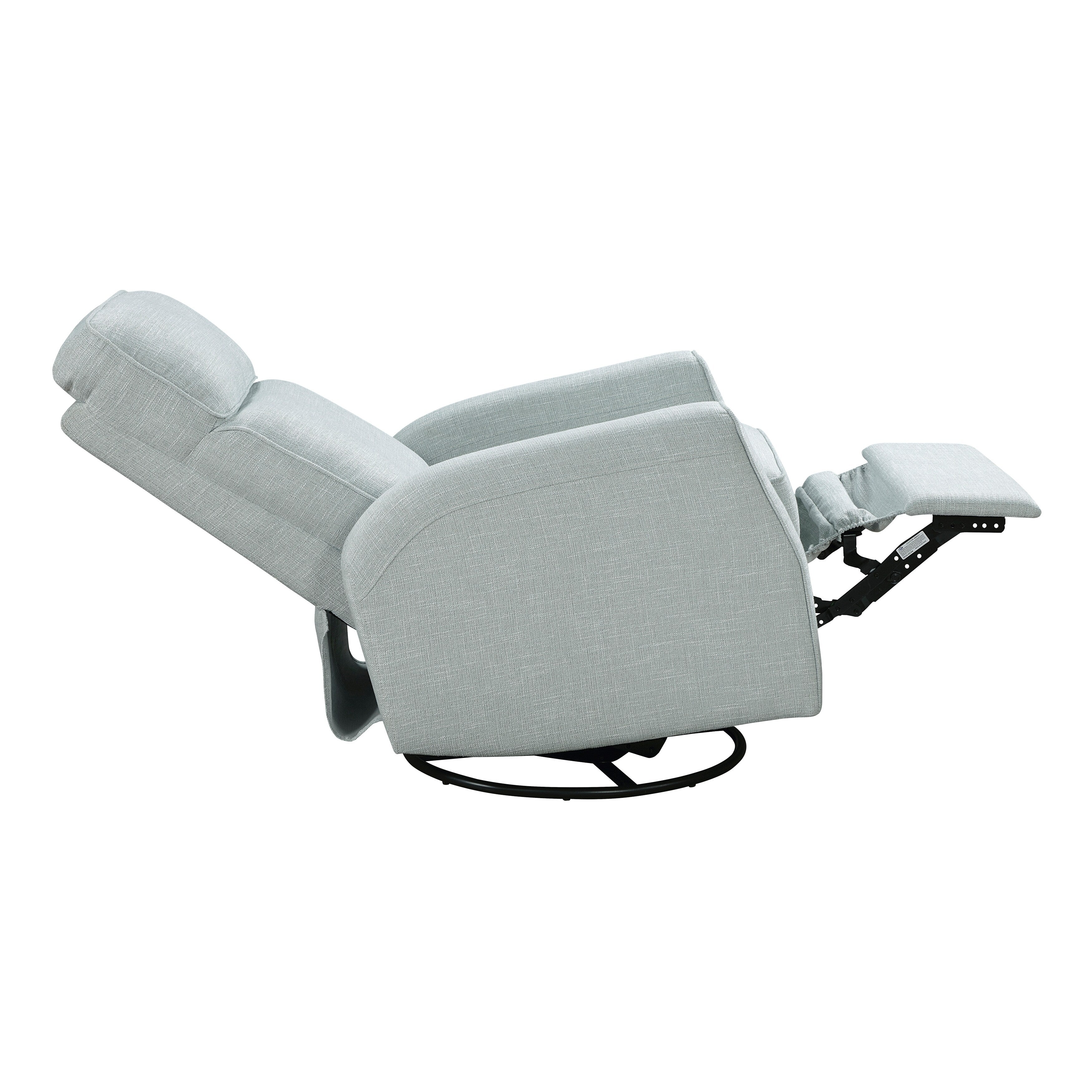 Fauteuil inclinable manuel pivotant en tissu Miralina