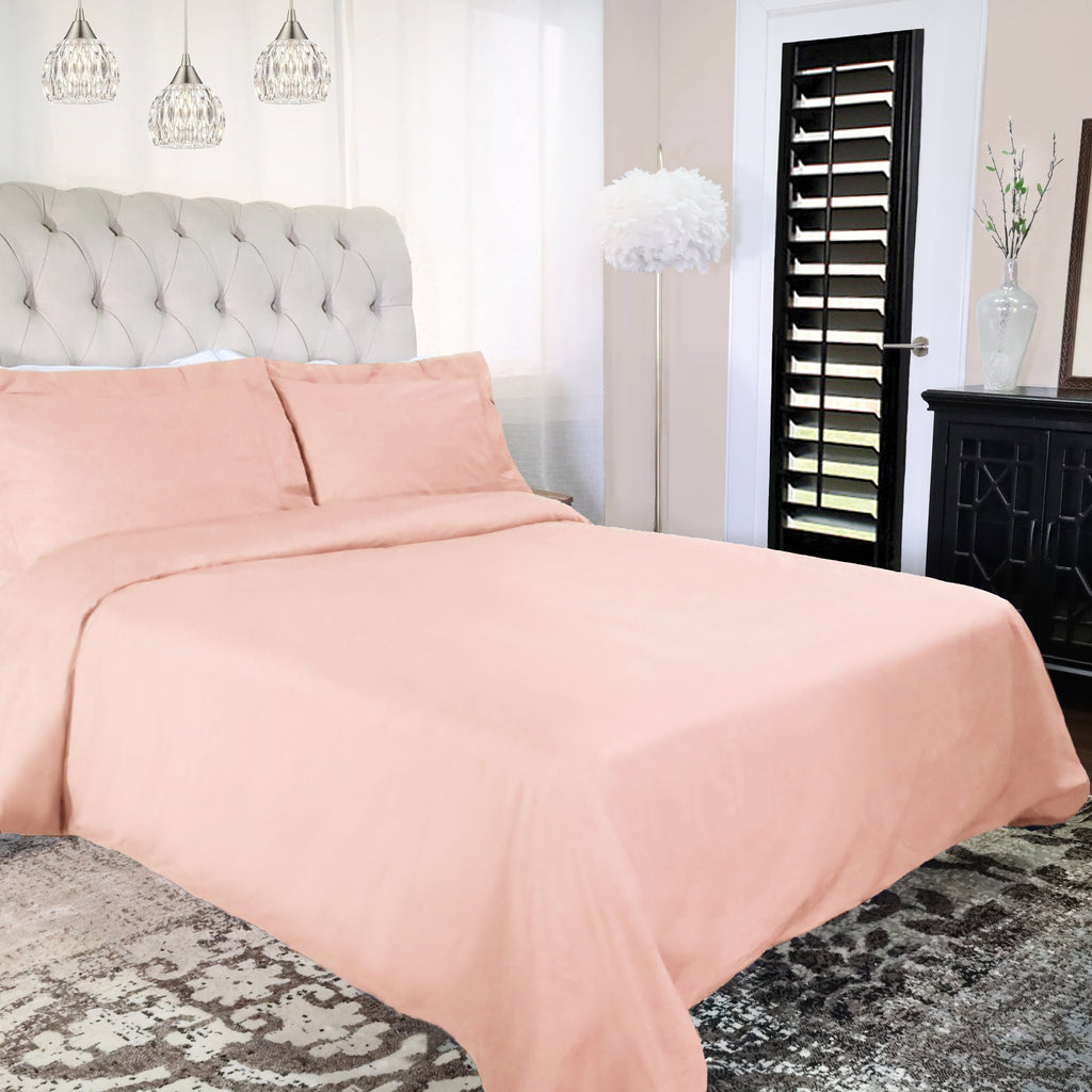 Parure de lit en percale de coton de qualité supérieure 300 fils