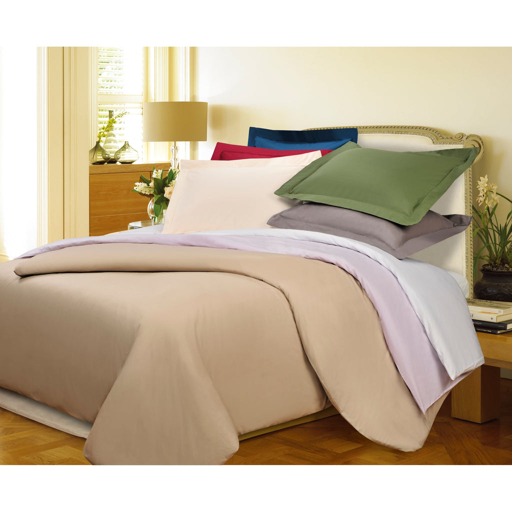 Parure de lit en percale de coton de qualité supérieure 300 fils