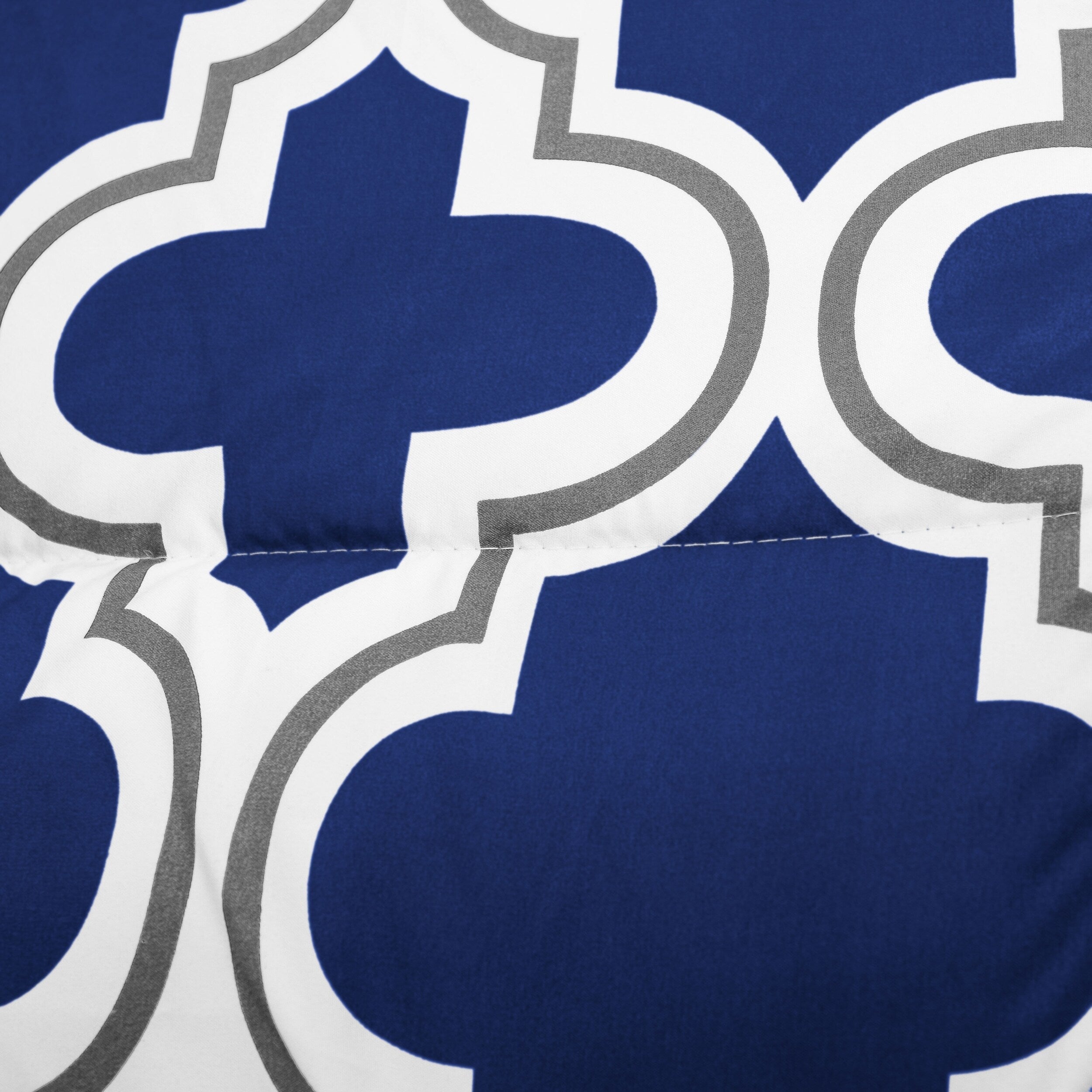 Ensemble de couettes toutes saisons en duvet alternatif de qualité supérieure à motif treillis