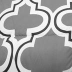 Ensemble de couettes toutes saisons en duvet alternatif de qualité supérieure à motif treillis