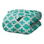 Ensemble de couettes toutes saisons en duvet alternatif de qualité supérieure à motif treillis
