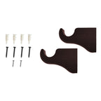 Support de tringle à rideau simple/double en bois Mix &amp; Match
