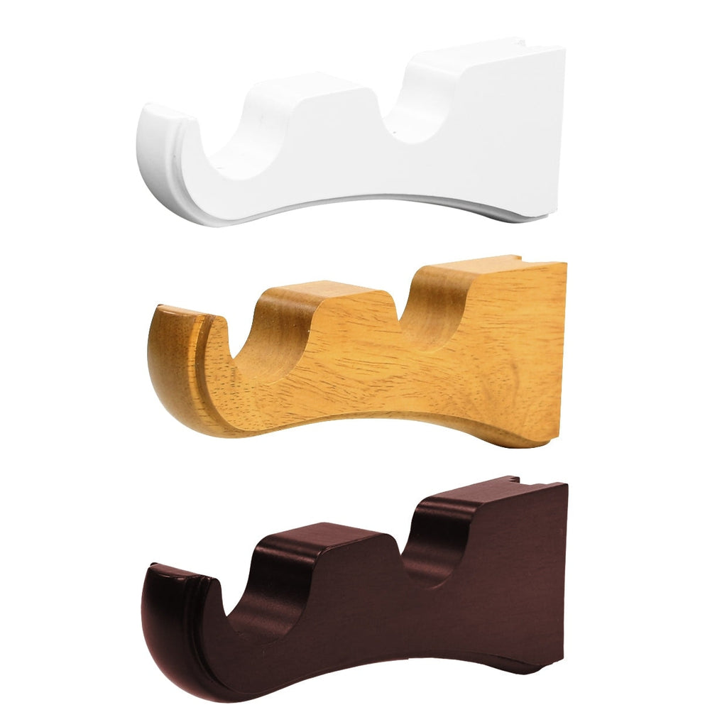 Support de tringle à rideau simple/double en bois Mix &amp; Match