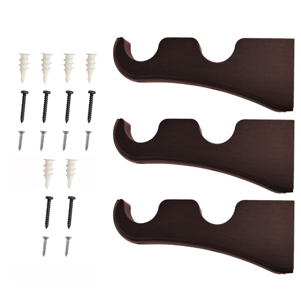 Support de tringle à rideau simple/double en bois Mix &amp; Match