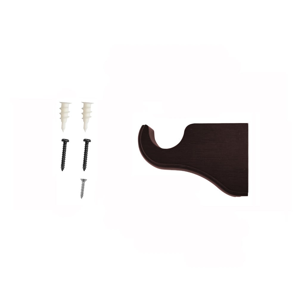 Support de tringle à rideau simple/double en bois Mix &amp; Match