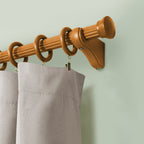 Support de tringle à rideau simple/double en bois Mix &amp; Match