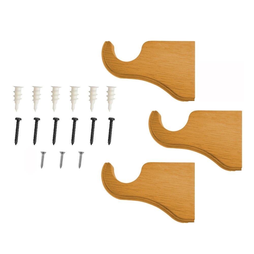 Support de tringle à rideau simple/double en bois Mix &amp; Match