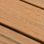 Ensemble de conversation de patio Moasis 4 pièces, canapé sectionnel en L avec coussins et table d'appoint