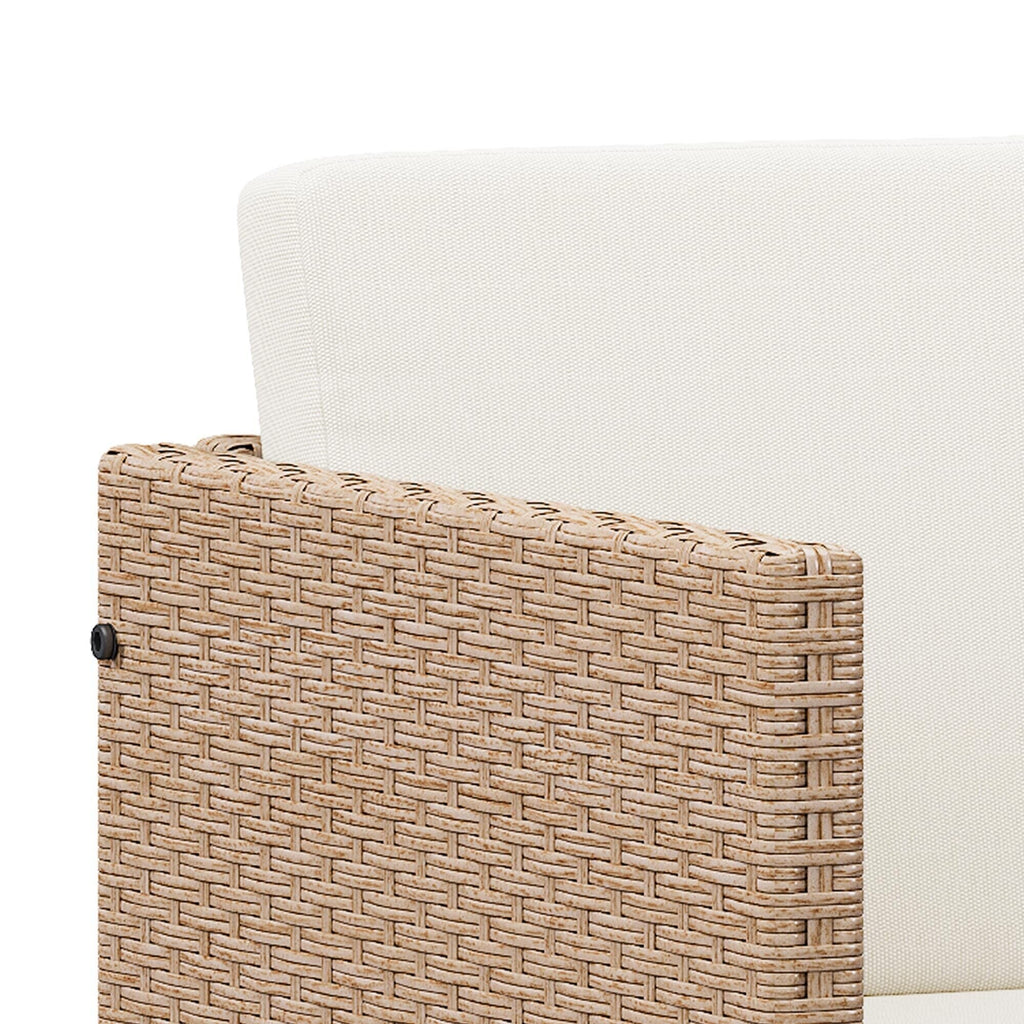 Ensemble de bar en osier 5 pièces pour mobilier d'extérieur Moasis - 5 pièces