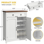 Meuble de rangement à chaussures Moasis à 5 niveaux pour 20 paires de chaussures avec portes doubles pour l'entrée