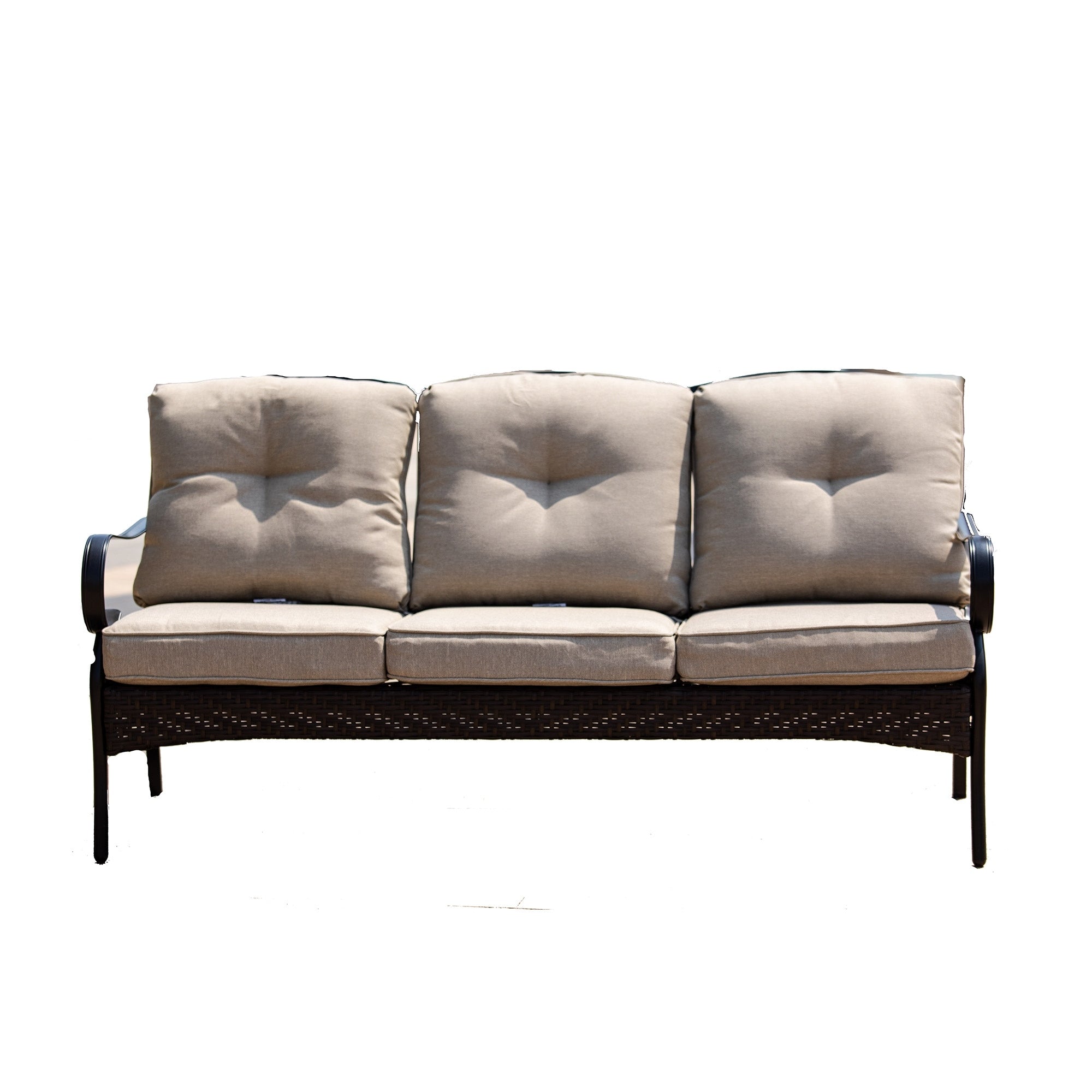 Ensembles de canapés durables Moda Steel Patio pour le client Combinaison gratuite