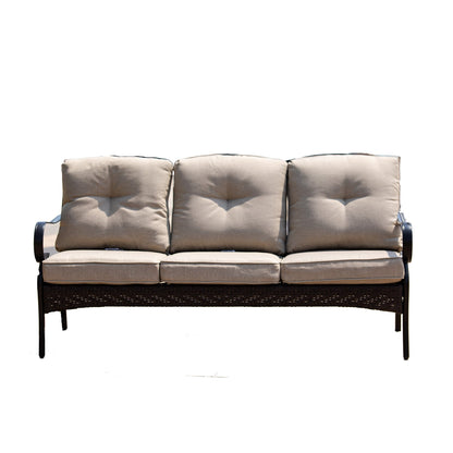 Ensembles de canapés durables Moda Steel Patio pour le client Combinaison gratuite