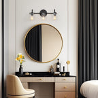 Applique murale moderne à 2, 3, 4 ou 5 lampes pour salle de bain, design minimaliste, en verre