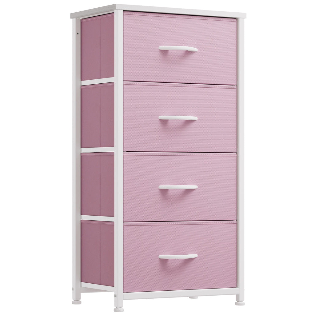 Commode moderne en tissu à 4/8/10 tiroirs avec plateau en bois
