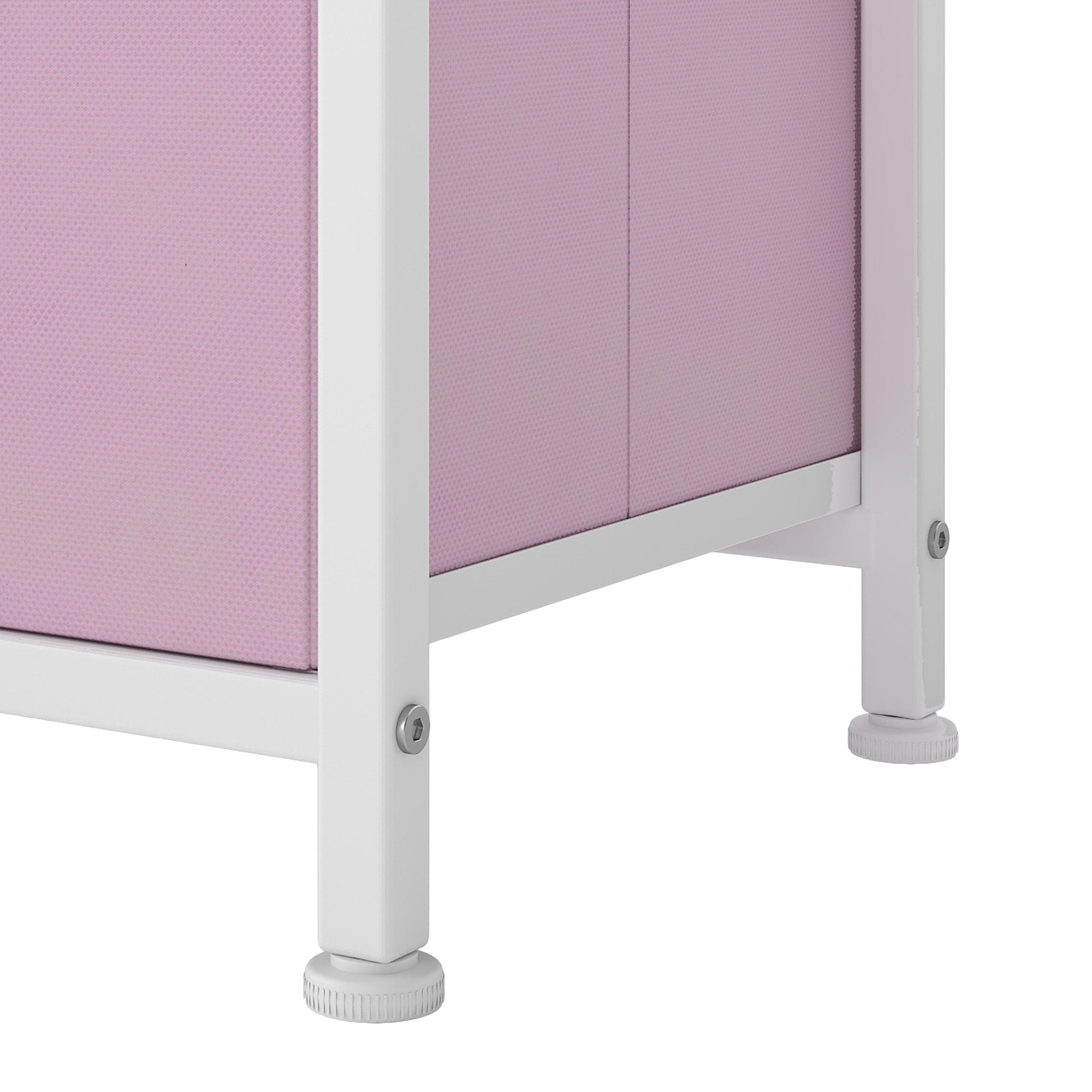 Commode moderne en tissu à 4/8/10 tiroirs avec plateau en bois