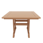 Ensemble de salle à manger d'extérieur Polytrends Shoreside, 5 pièces, carré, en polyester, respectueux de l'environnement, toutes saisons, avec fauteuils