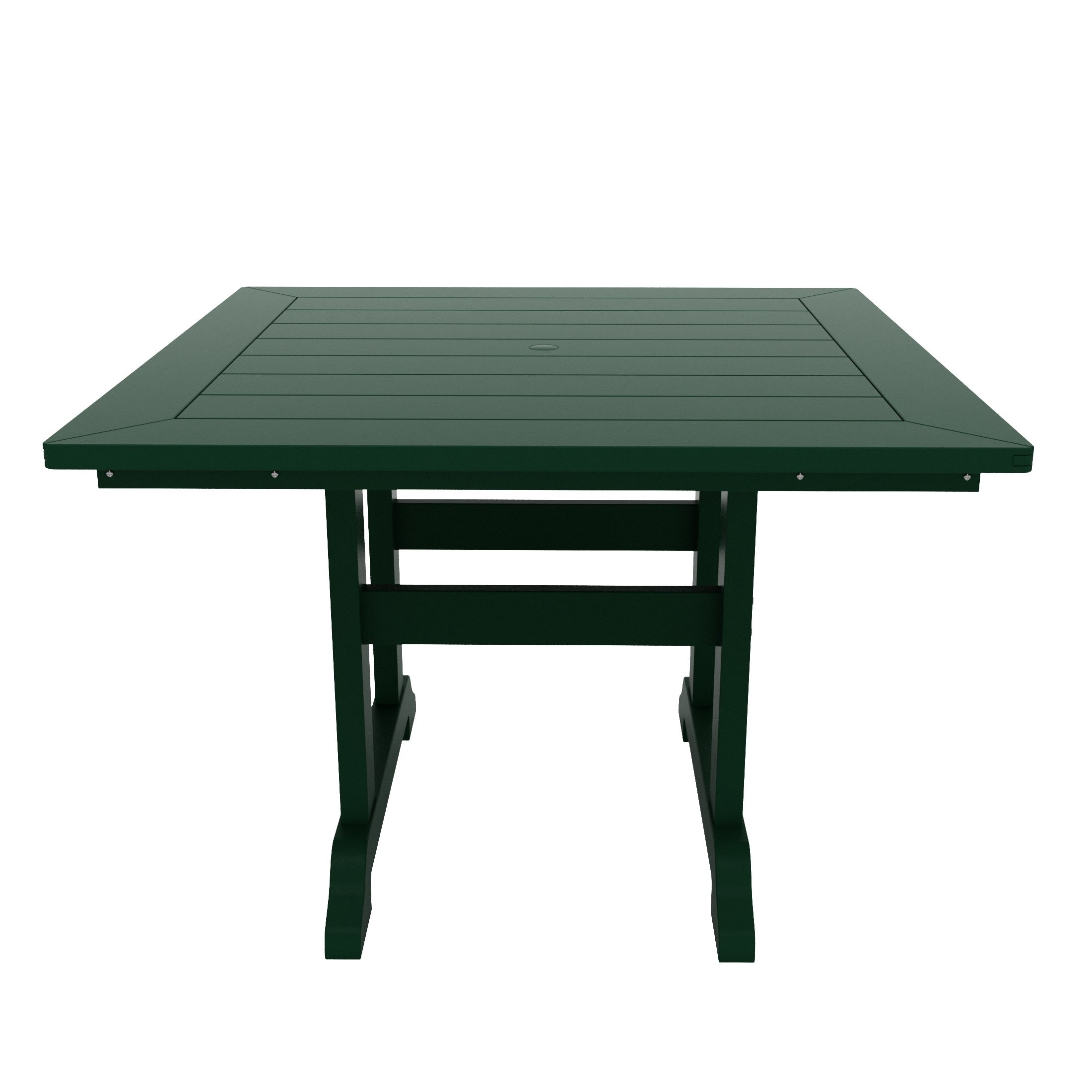 Ensemble de salle à manger d'extérieur Polytrends Shoreside, 5 pièces, carré, en polyester, respectueux de l'environnement, toutes saisons, avec fauteuils