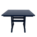 Ensemble de salle à manger d'extérieur Polytrends Shoreside, 5 pièces, carré, en polyester, respectueux de l'environnement, toutes saisons, avec fauteuils