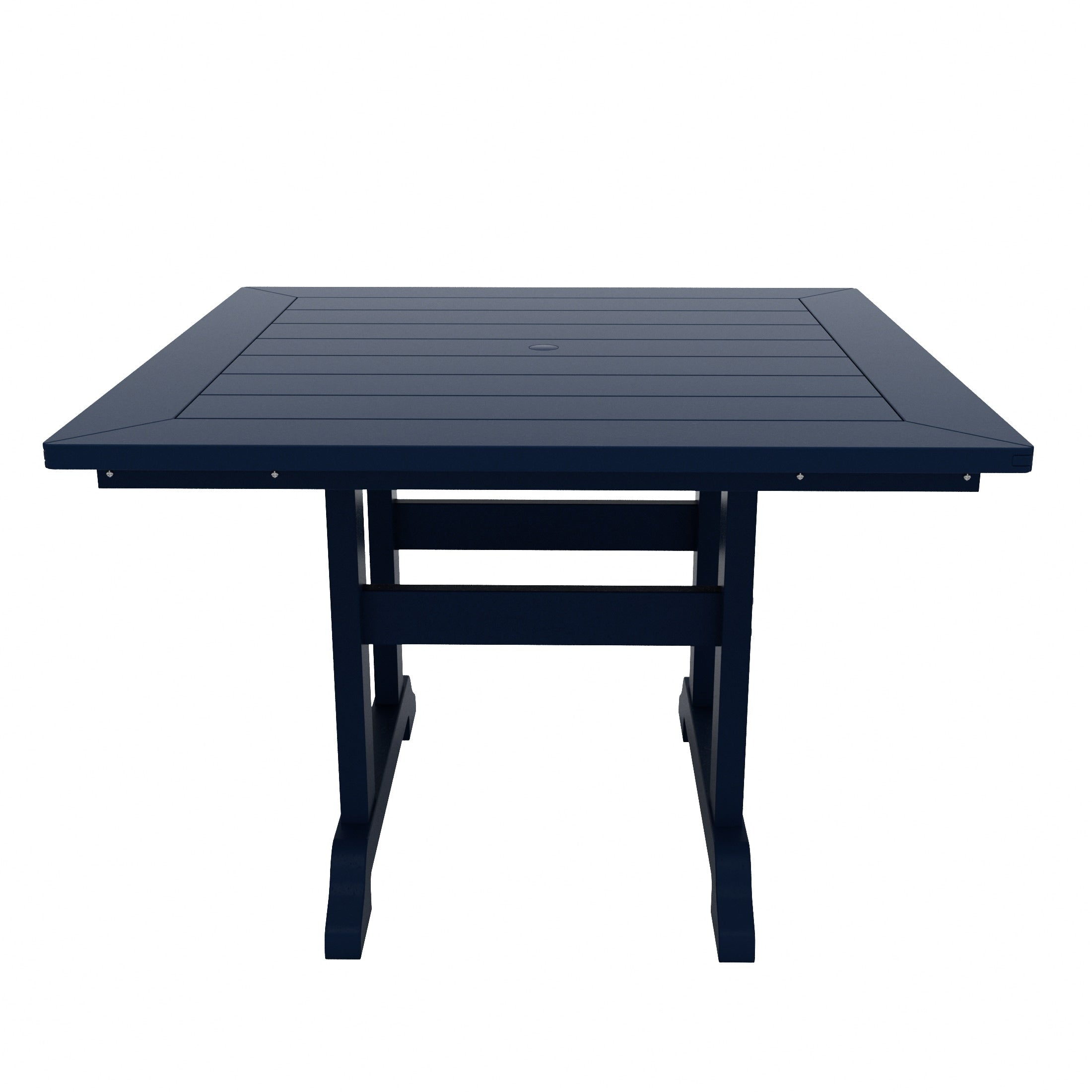 Ensemble de salle à manger d'extérieur Polytrends Shoreside, 5 pièces, carré, en polyester, respectueux de l'environnement, toutes saisons, avec fauteuils