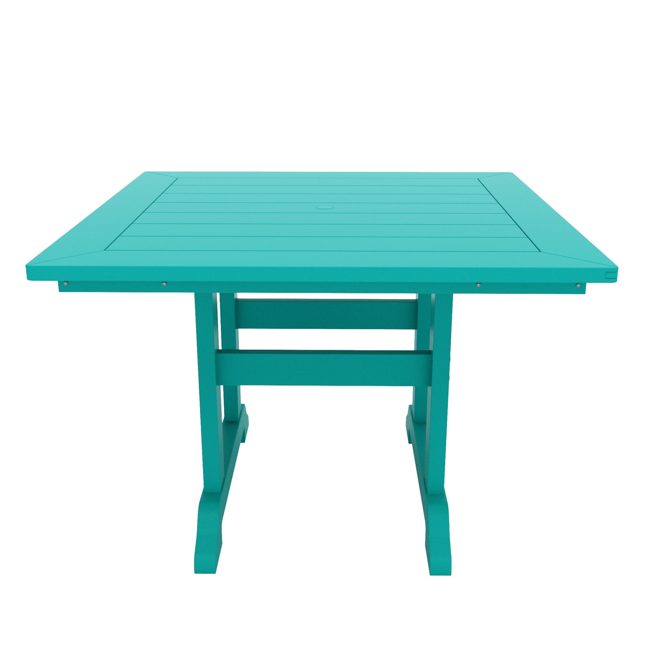 Ensemble de salle à manger d'extérieur Polytrends Shoreside, 5 pièces, carré, en polyester, respectueux de l'environnement, toutes saisons, avec fauteuils