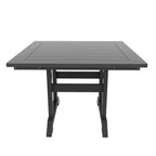 Ensemble de salle à manger d'extérieur Polytrends Shoreside, 5 pièces, carré, en polyester, respectueux de l'environnement, toutes saisons, avec fauteuils