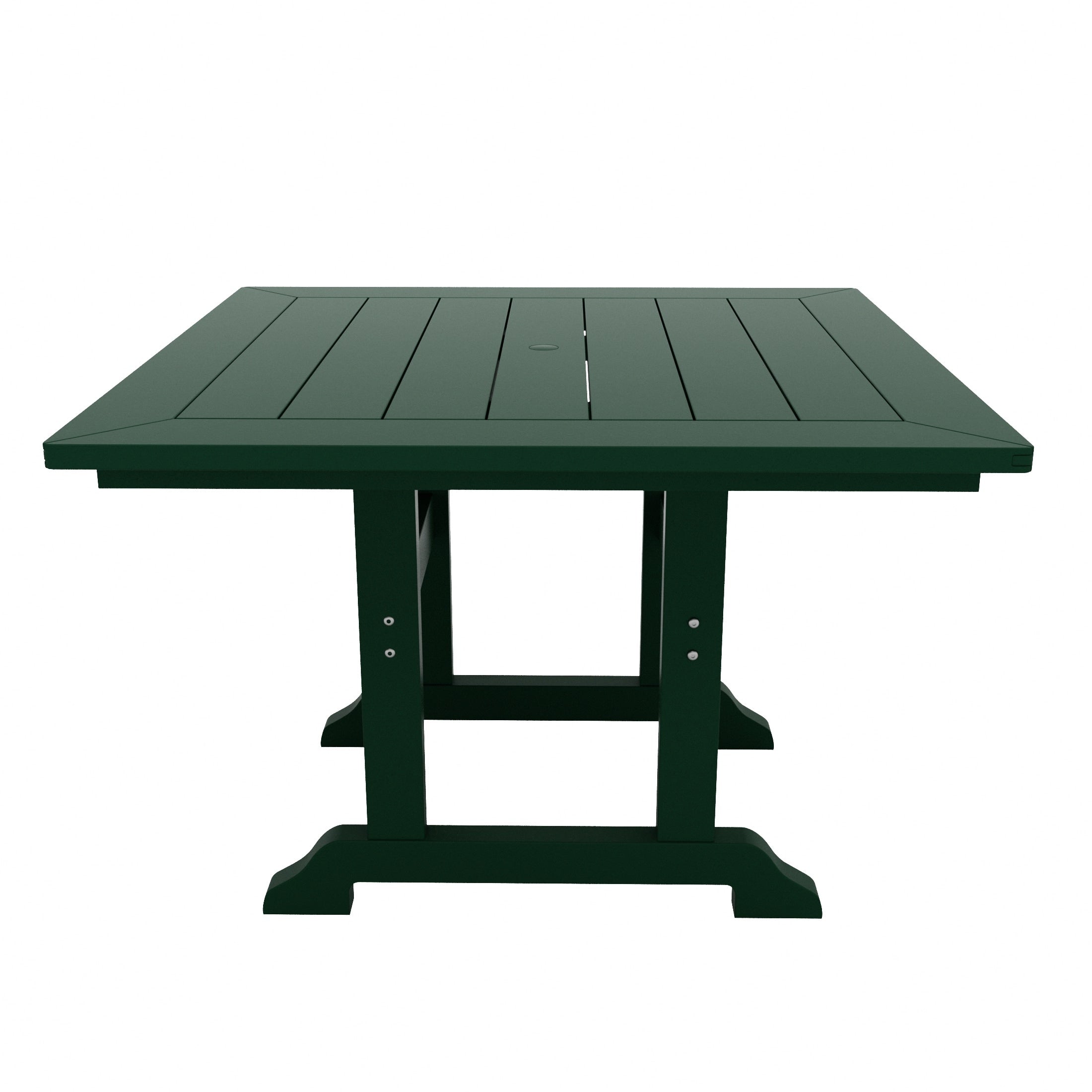 Ensemble de salle à manger d'extérieur Polytrends Shoreside, 5 pièces, carré, en polyester, respectueux de l'environnement, toutes saisons, avec fauteuils